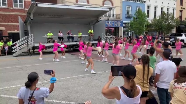 KHS Dance Team at the Haynes-Apperson Parade